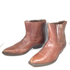 Urban Trends Storm Men's Western Ankle Boots Brown Size 10.5